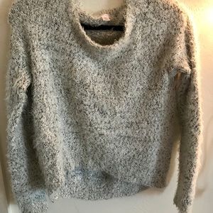 Fuzzy Grey Sweater